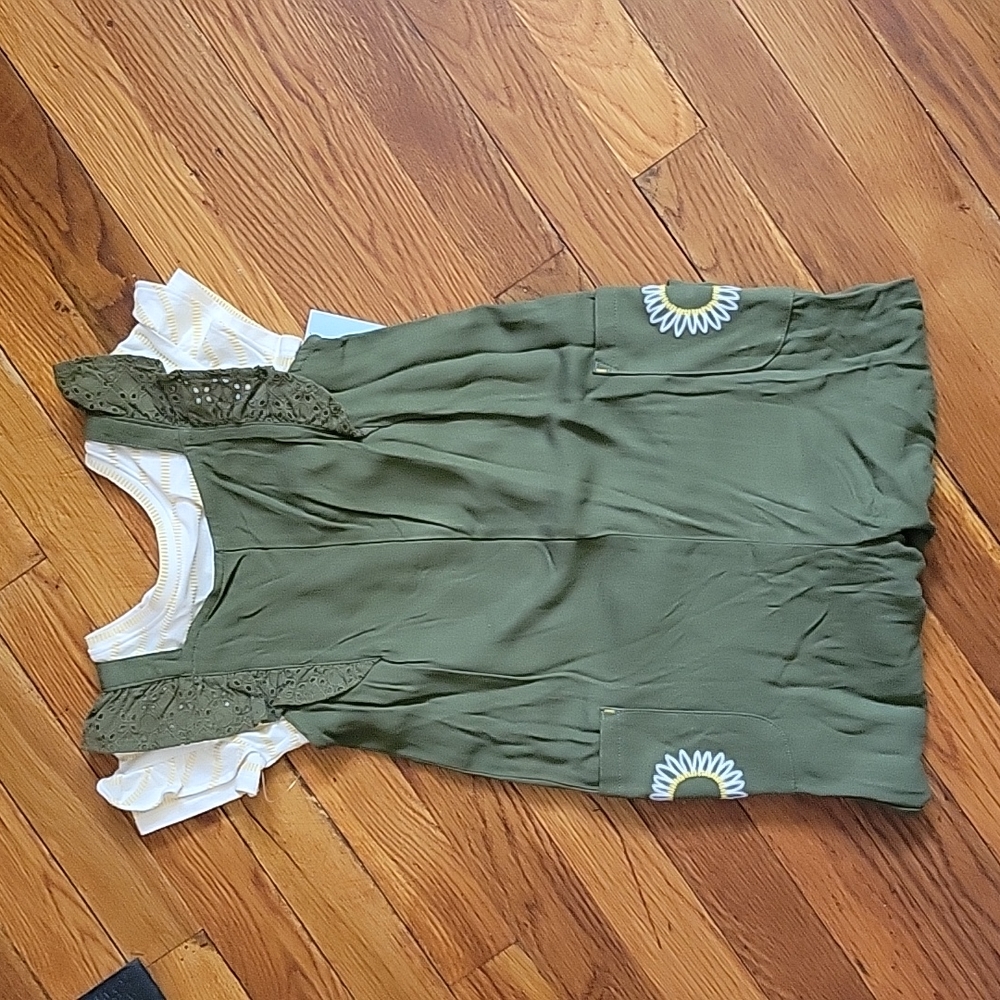 2 Piece Shirt and Romper Set